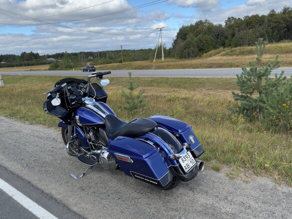 2011 Harley-Davidson Road Glide Limited, синий, 1000000 рублей - вид 7