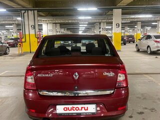 2011 Renault Logan I Рестайлинг, красный, 185000 рублей, вид 4
