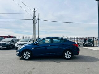 2015 Hyundai Solaris I Рестайлинг, синий, 1319999 рублей, вид 3