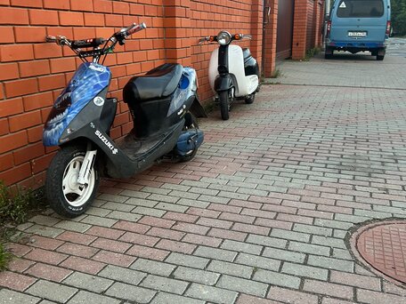 2006 Suzuki Lets 2, синий, 57000 рублей, вид 5