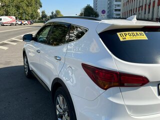 2017 Hyundai Santa Fe III Рестайлинг, белый, 2150000 рублей, вид 4