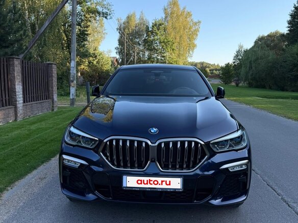 2020 BMW X6 M50d III (G06), синий, 6100000 рублей - вид 1
