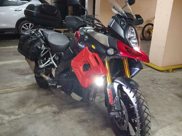 2015 Suzuki V-Strom 1000, пурпурный, 790000 рублей - вид 14