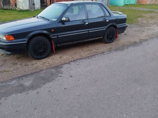 1991 Mitsubishi Galant VI, чёрный, 205000 рублей, вид 4