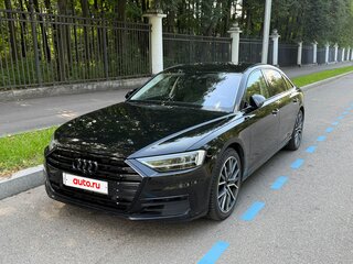 2019 Audi A8 Long 45 TDI IV (D5), чёрный, 5100000 рублей, вид 1