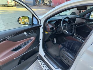 2018 Hyundai Santa Fe IV, белый, 3200000 рублей, вид 5
