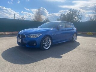 2017 BMW 1 серии 118i II (F20/F21) Рестайлинг, синий, 1550000 рублей, вид 1