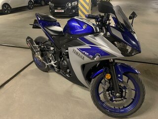 2015 Yamaha YZF-R3, синий, 519000 рублей, вид 1