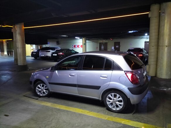 2007 Kia Rio II, серебристый, 450000 рублей - вид 5
