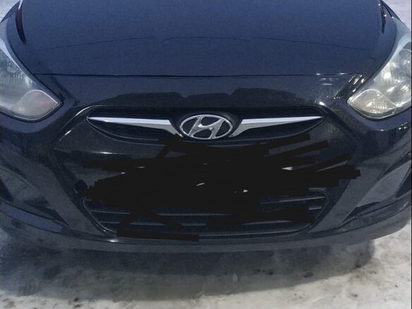 2013 Hyundai Solaris I, чёрный, 790000 рублей - вид 1