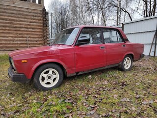 2005 Lada (ВАЗ) 2107, пурпурный, 160000 рублей, вид 1