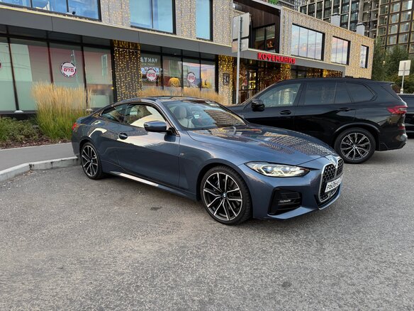 2020 BMW 4 серии 420d xDrive G22, G23, G26, синий - вид 14