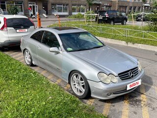 2003 Mercedes-Benz CLK-Класс 240 II (W209), серый, 320000 рублей, вид 2
