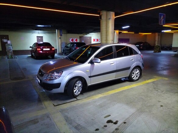 2007 Kia Rio II, серебристый, 450000 рублей - вид 6