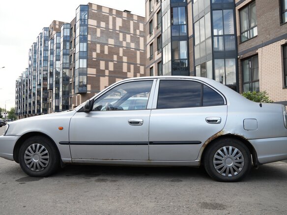 2005 Hyundai Accent ТагАЗ II, серебристый, 250000 рублей - вид 14