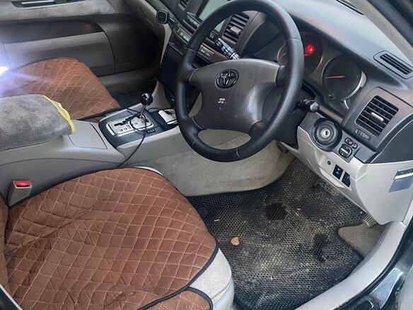 2002 Toyota Mark II IX (X110), серый, 700000 рублей - вид 14