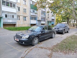 2008 Hyundai Sonata ТагАЗ IV (EF) Рестайлинг, чёрный, 450000 рублей, вид 1