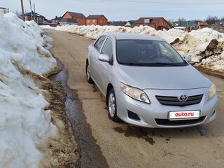 2008 Toyota Corolla X (E140, E150), серебристый, 610000 рублей, вид 3