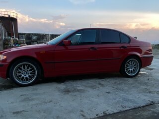 2002 BMW 3 серии 318i IV (E46) Рестайлинг, красный, 600000 рублей, вид 5