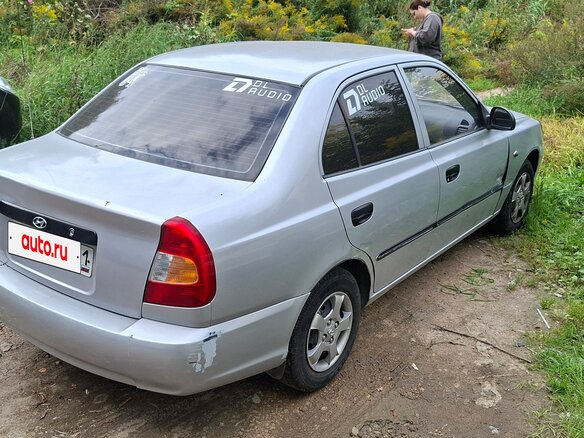 2006 Hyundai Accent ТагАЗ II, серебристый, 250000 рублей - вид 7