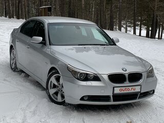 2006 BMW 5 серии 525i V (E60/E61), серебристый, 1480000 рублей, вид 1