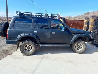 1993 Toyota Land Cruiser 80 Series, чёрный, 1500000 рублей, вид 3