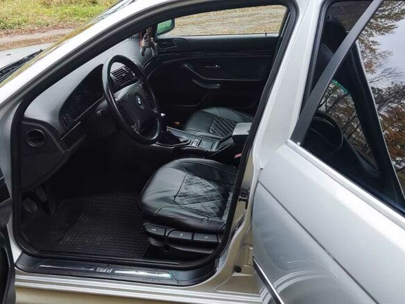 1999 BMW 5 серии 520i IV (E39), серебристый, 510000 рублей - вид 7