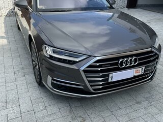2019 Audi A8 Long 60 TFSI IV (D5), серый, 8500000 рублей, вид 4