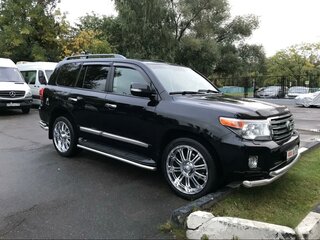 2013 Toyota Land Cruiser 200 Series Рестайлинг 1, чёрный, 3400000 рублей, вид 4