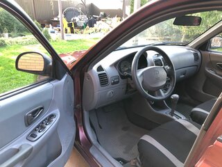 2008 Hyundai Accent ТагАЗ II, красный, 520000 рублей, вид 4