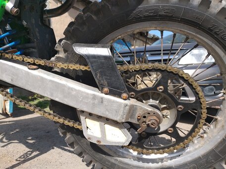 1997 Kawasaki KDX 220, зелёный, 210000 рублей, вид 3