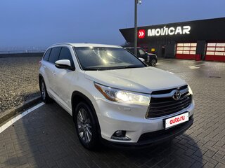 2014 Toyota Highlander III (XU50), белый, 2750000 рублей, вид 3