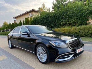 2018 Mercedes-Benz Maybach S-Класс 450 I (X222) Рестайлинг, чёрный, 4590000 рублей, вид 3