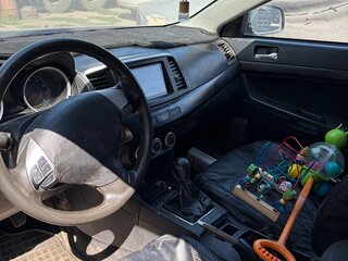2008 Mitsubishi Lancer X, чёрный, 300000 рублей, вид 3