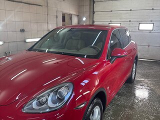 2013 Porsche Cayenne Diesel II (958), красный, 3250000 рублей, вид 2