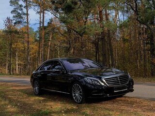 2016 Mercedes-Benz S-Класс 500 Long 9G-TRONIC VI (W222, C217), чёрный, 4170000 рублей, вид 2