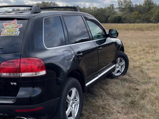 2003 Volkswagen Touareg I, чёрный, 850000 рублей, вид 5