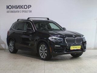 2018 BMW X3 30i sDrive III (G01), чёрный, 2499000 рублей, вид 3