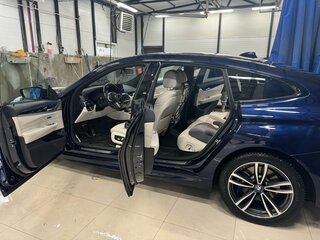 2021 BMW 6 серии Gran Turismo 630d xDrive IV (G32) Рестайлинг, синий, 4990000 рублей, вид 4
