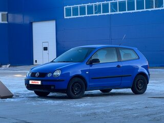 2002 Volkswagen Polo IV, синий, 365000 рублей, вид 3