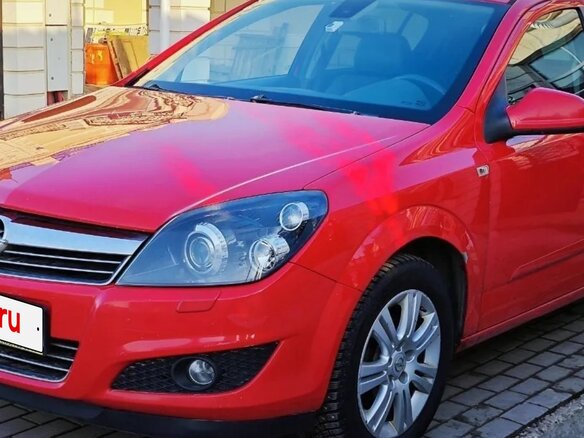 2010 Opel Astra H Рестайлинг, красный, 649999 рублей - вид 6