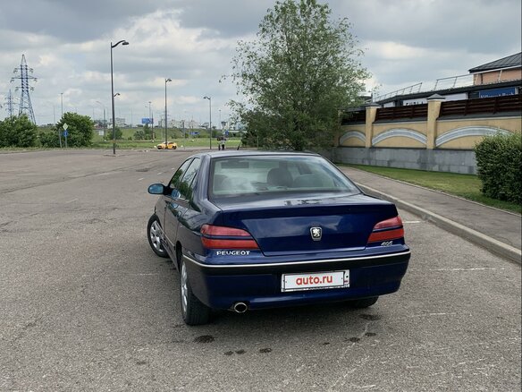 2002 Peugeot 406 I Рестайлинг, синий, 450000 рублей - вид 6