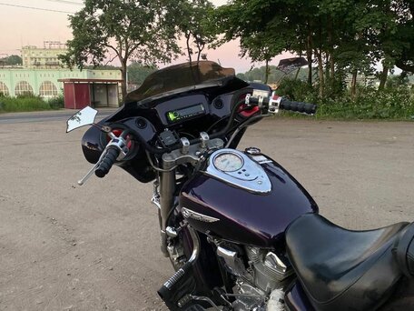 2000 Yamaha XV 1600 Road Star, фиолетовый, 620000 рублей, вид 1