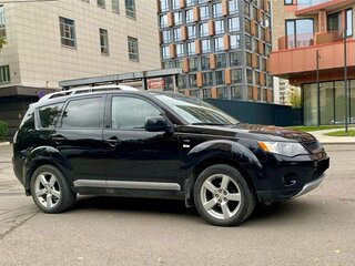 2008 Mitsubishi Outlander II, чёрный, 1350000 рублей, вид 4