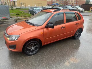 2014 Lada (ВАЗ) Kalina II, оранжевый, 330000 рублей, вид 2
