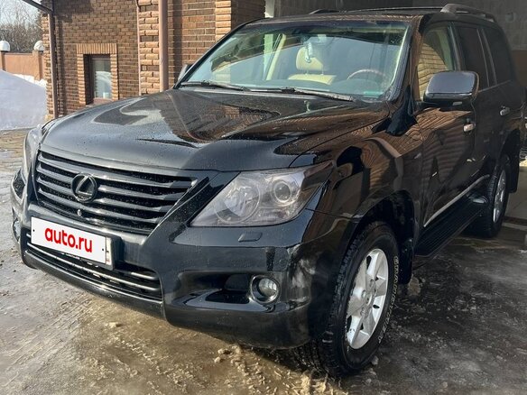 2008 Lexus LX 570 III, чёрный, 2390000 рублей