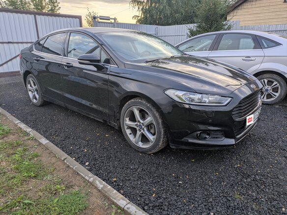 2013 Ford Fusion (North America) II, чёрный - вид 1