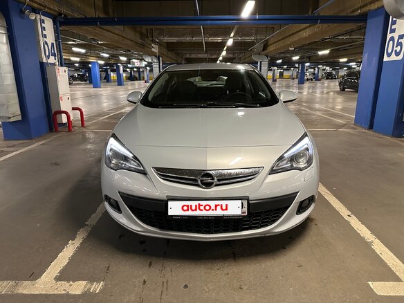 2012 Opel Astra GTC J Рестайлинг, серебристый, 990000 рублей - вид 6