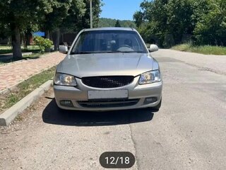 2007 Hyundai Accent ТагАЗ II, бежевый, 490000 рублей, вид 2