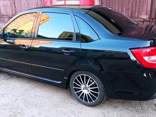 2014 Lada (ВАЗ) Granta Sport I, чёрный, 468000 рублей, вид 3